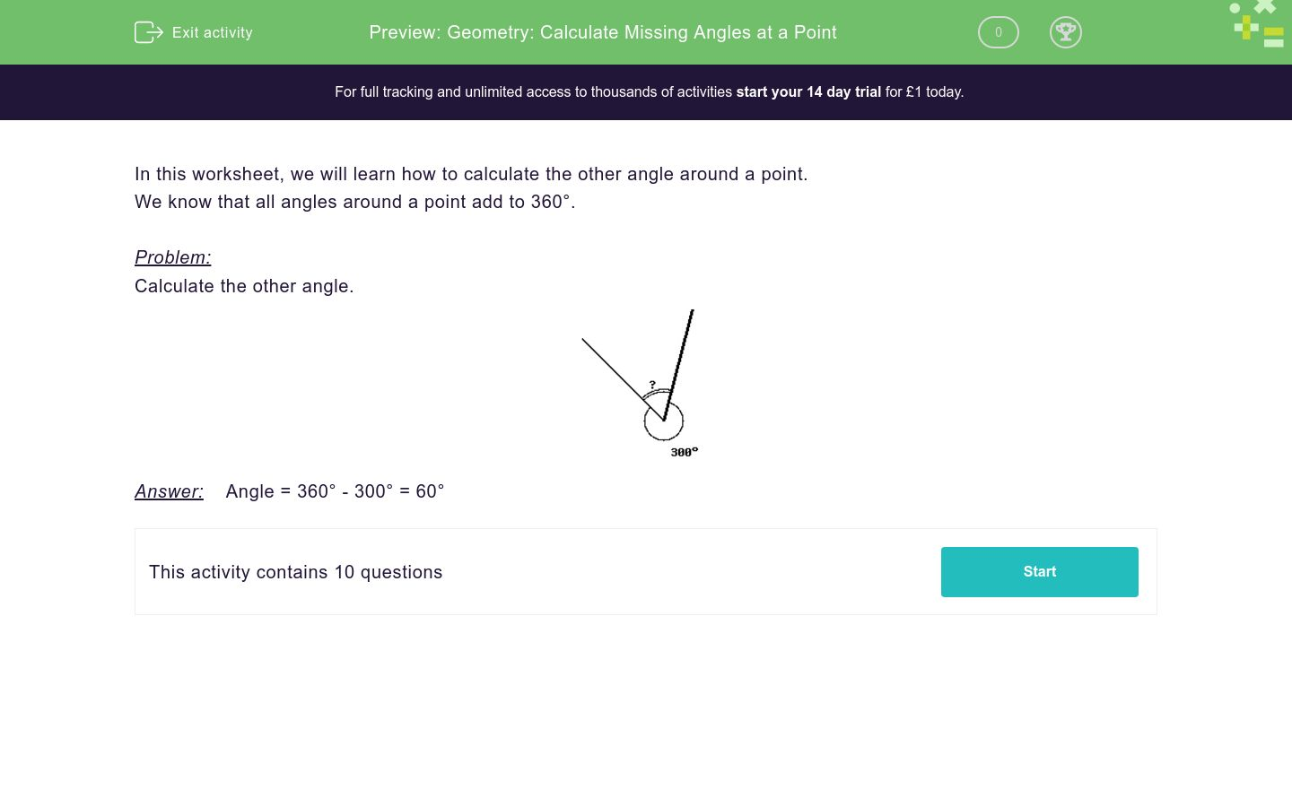 geometry-calculate-missing-angles-at-a-point-worksheet-edplace