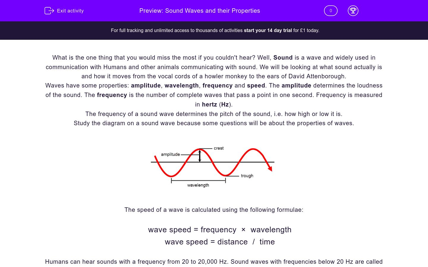 Understand Sound Waves and their Properties Worksheet - EdPlace