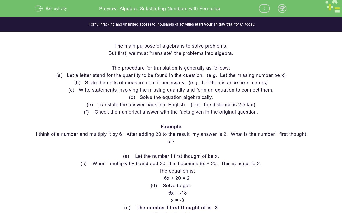 algebra-substituting-numbers-with-formulae-worksheet-edplace