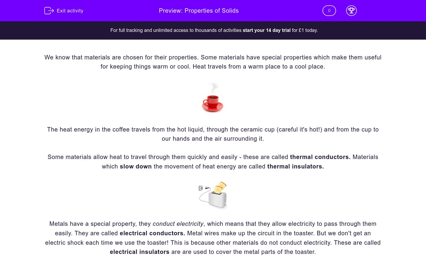 Properties of Solids Worksheet - EdPlace