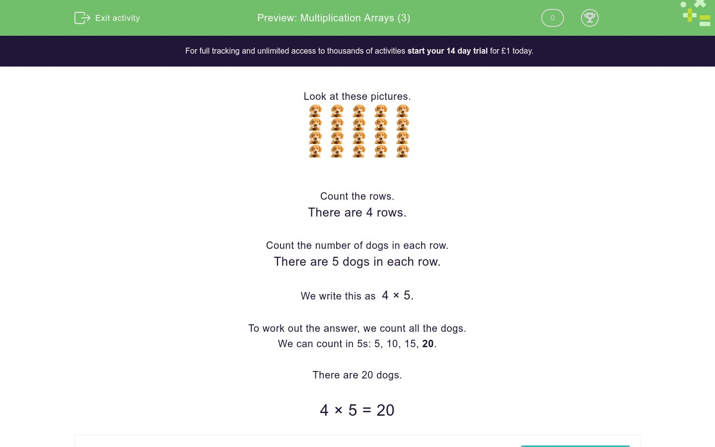 multiplication-using-arrays-worksheets