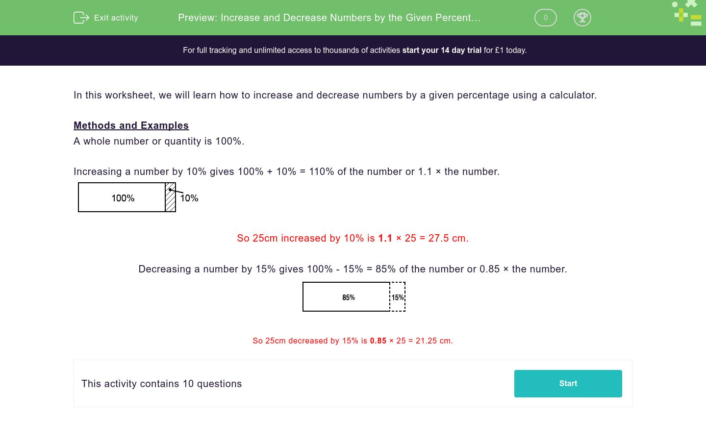 increase-and-decrease-numbers-by-the-given-percentages-worksheet-edplace