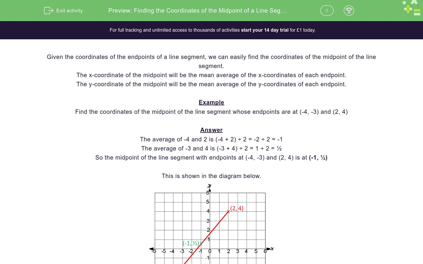 finding-the-coordinates-of-the-midpoint-of-a-line-segment-worksheet-edplace
