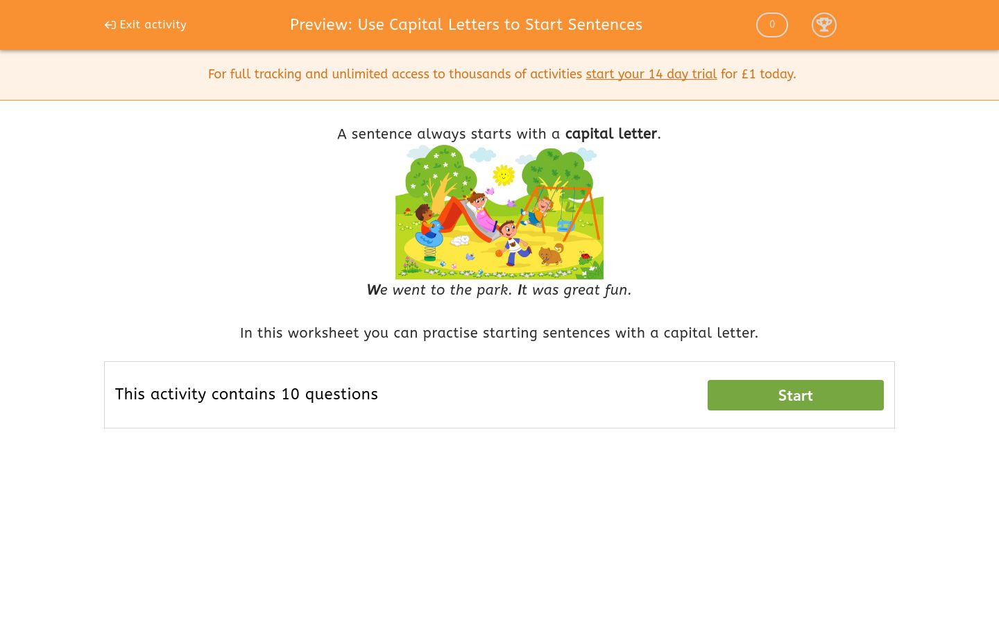 use-capital-letters-to-start-sentences-worksheet-edplace
