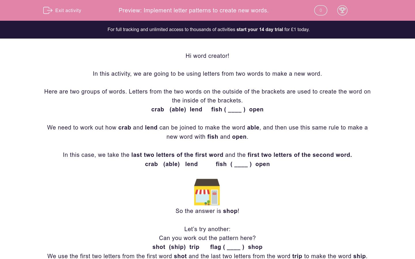 implement-letter-patterns-to-create-new-words-worksheet-edplace