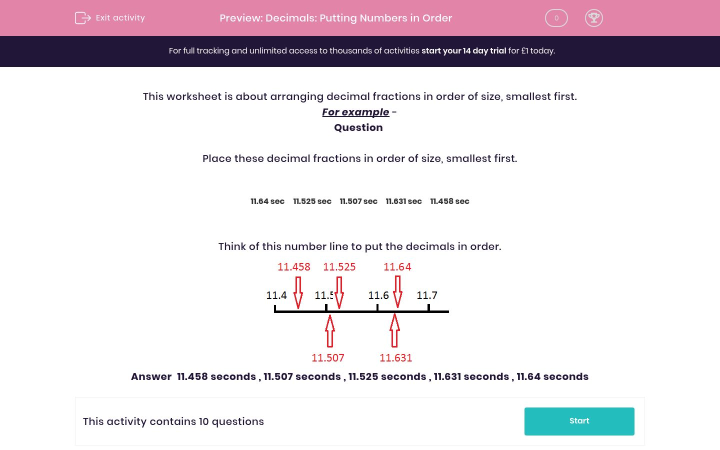 decimals-putting-numbers-in-order-worksheet-edplace