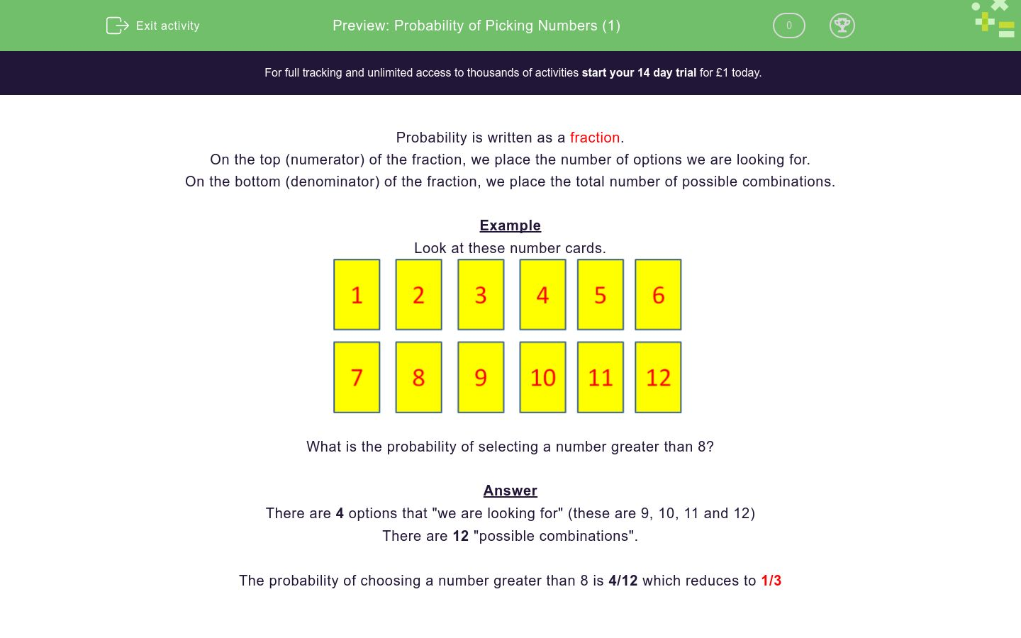 probability-of-picking-numbers-1-worksheet-edplace