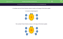 'Count the Factors' worksheet