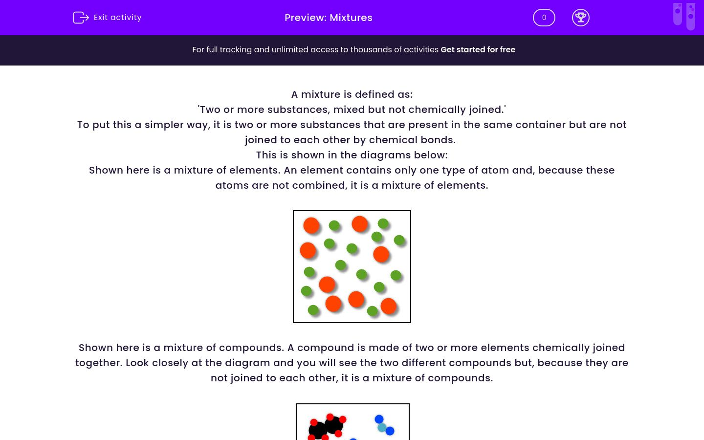 Compound And Mixtures Worksheet