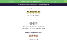 'Counting Cash: How Many Pence?' worksheet