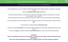 'GCSE Maths Paper 04 (Higher, Calculator) Practice Paper in the Style of OCR' worksheet