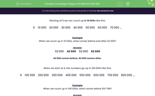 'Counting in Steps of 10 000 and 100 000' worksheet