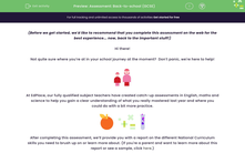 'Assessment: Back-to-school (GCSE)' worksheet