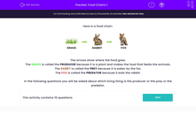 'Food Chains 1' worksheet