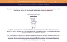 'Read and Understand Stories From Other Cultures: 'Baboushka'' worksheet
