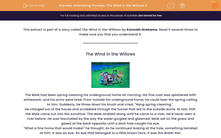 'Interesting Phrases: The Wind in the Willows 2' worksheet