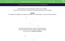 'Find the Correlation on Different Scatter Graphs ' worksheet