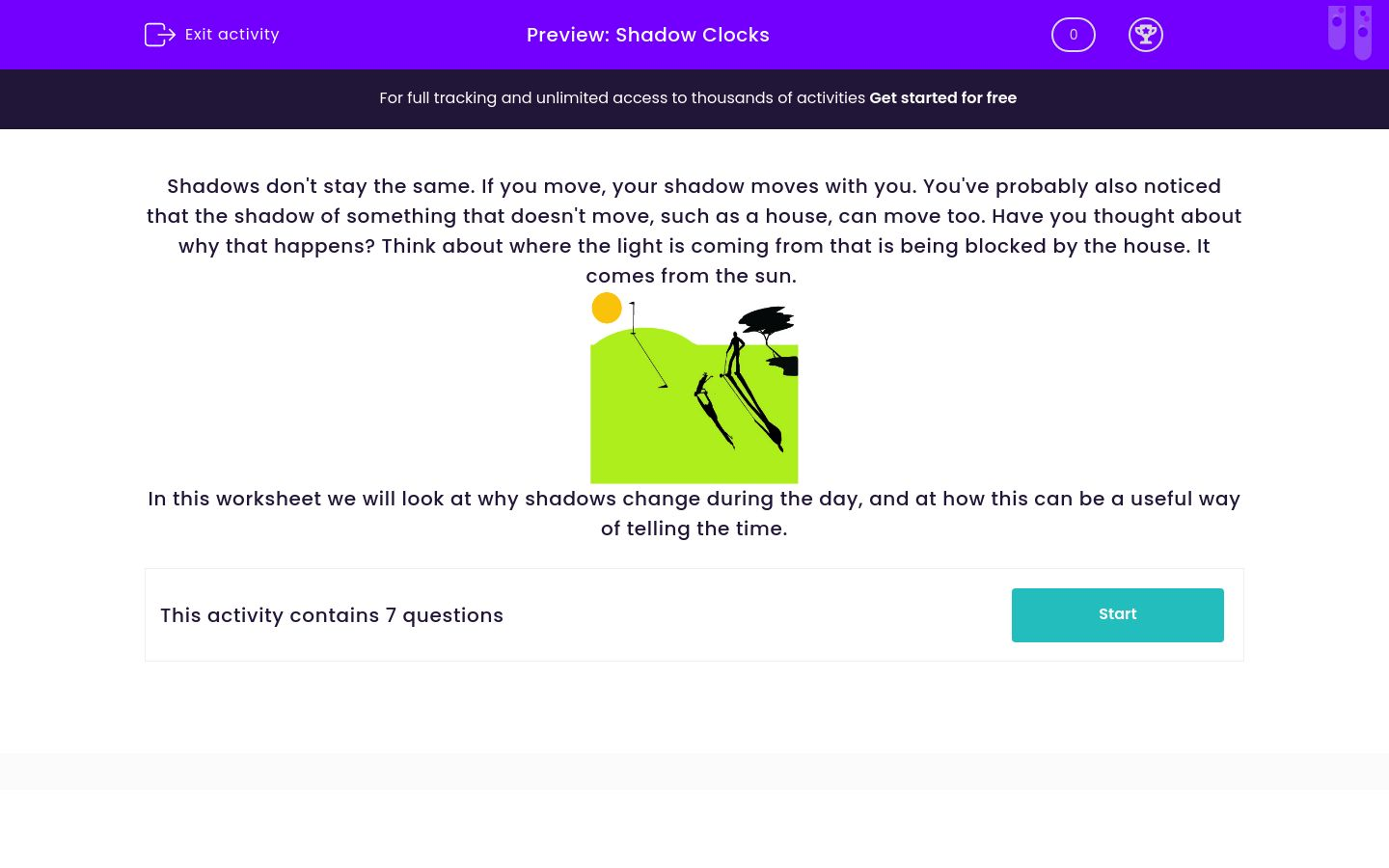 Understand How Shadow Clocks Work Worksheet EdPlace