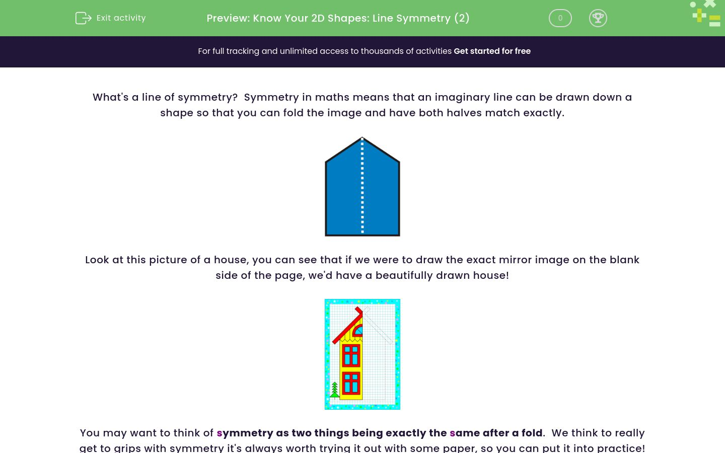 Know Your 2D Shapes Count Lines of Symmetry Worksheet EdPlace