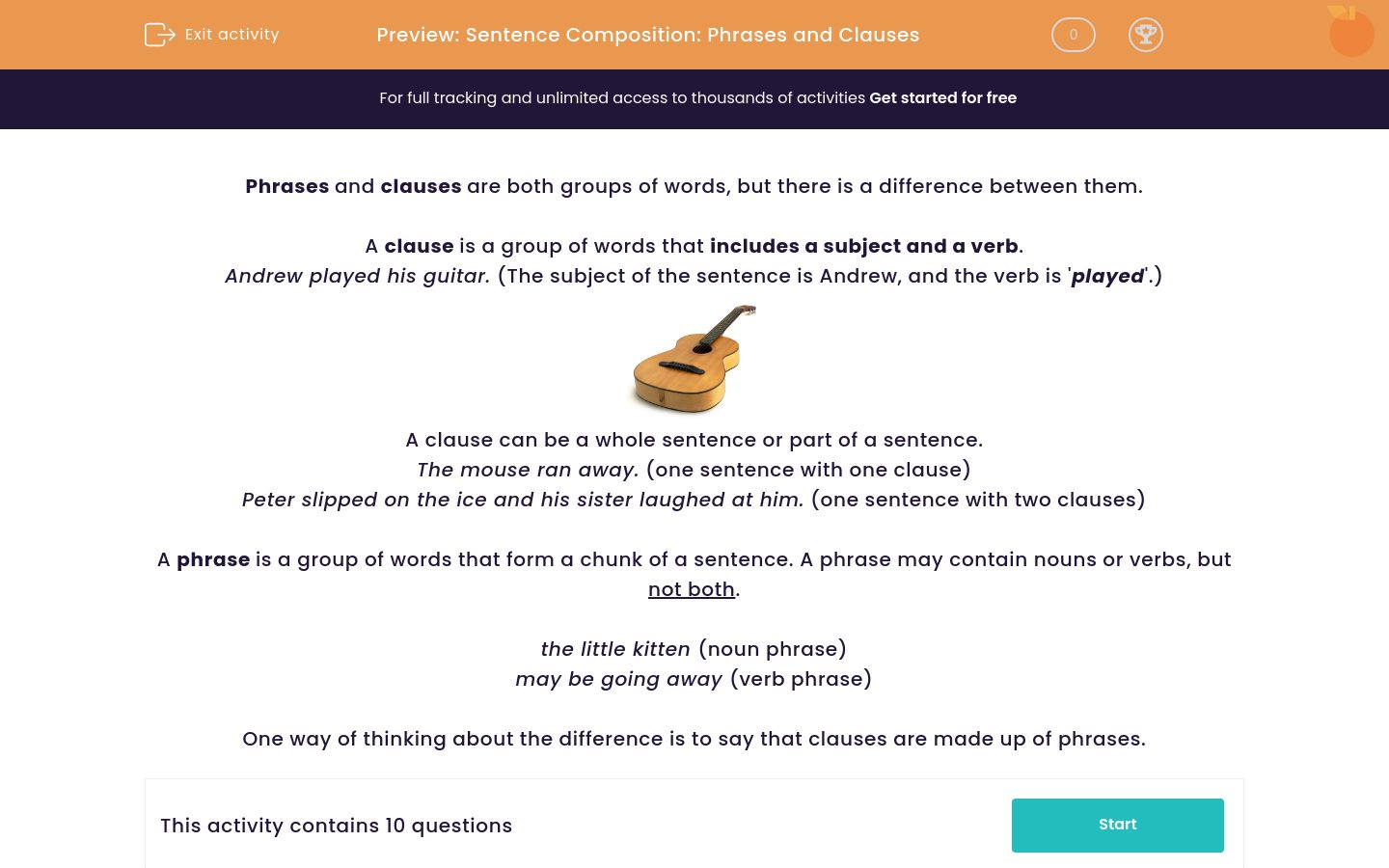 sentence-composition-phrases-and-clauses-worksheet-edplace