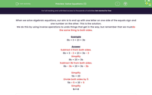 'Solve Two-Stage Equations' worksheet