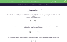 'Cancel Algebraic Fractions' worksheet