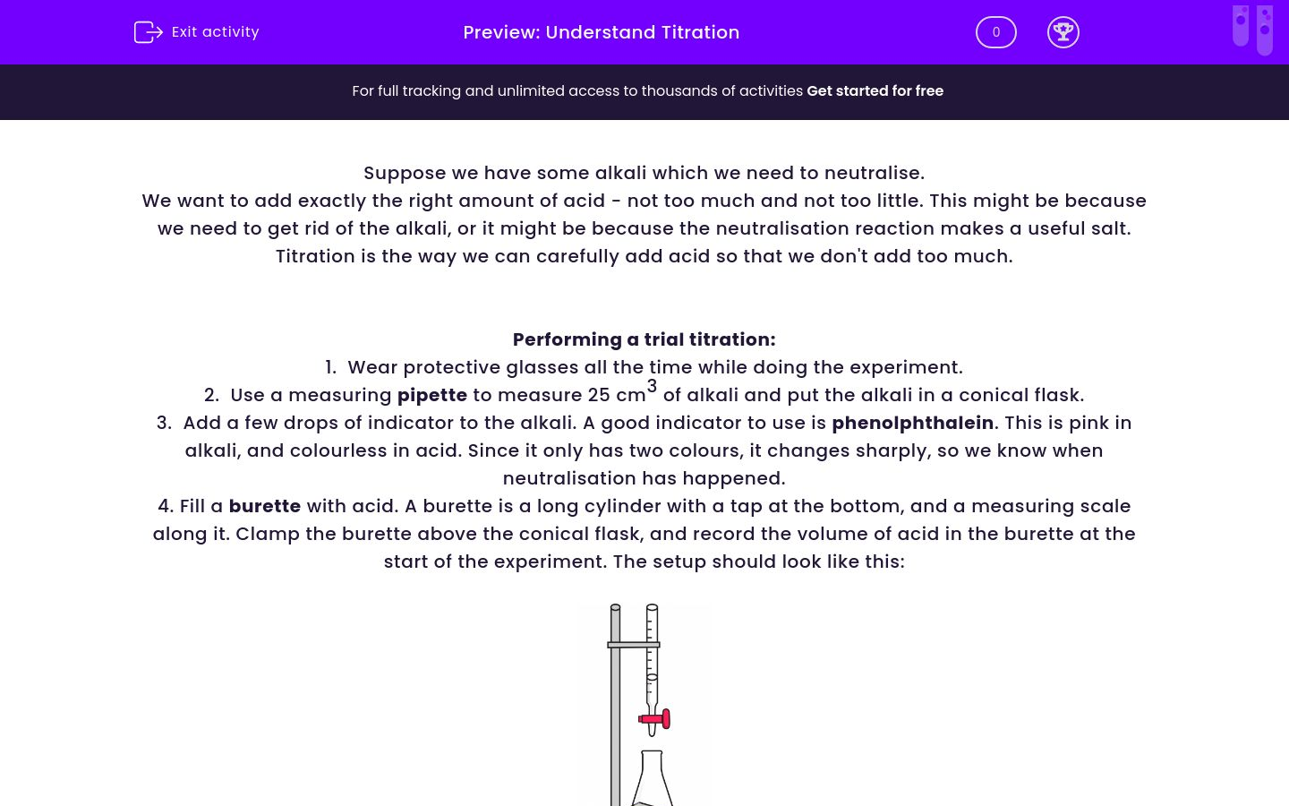 Understand Titration Worksheet EdPlace