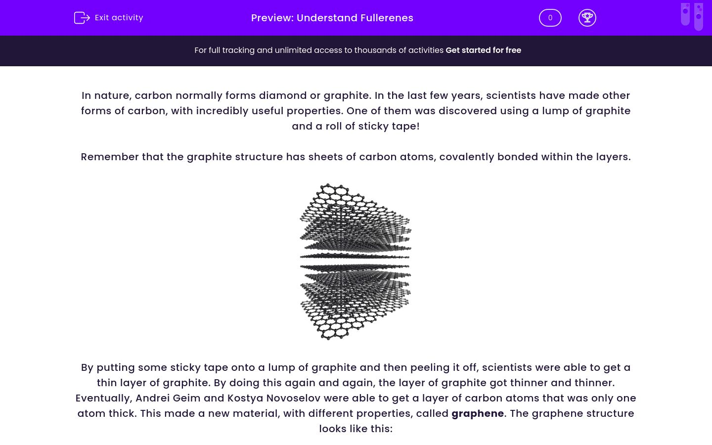 Understand Fullerenes Worksheet - EdPlace