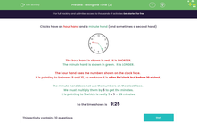 'Select the Clock that Shows the Correct Time' worksheet