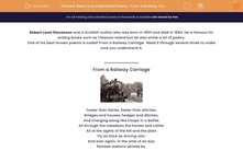 'Read and Understand Poetry: 'From a Railway Carriage'' worksheet