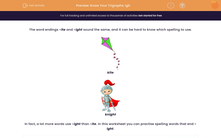 'Know Your Trigraphs: igh' worksheet