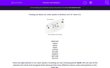 'The Planets 1' worksheet