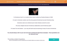 'Evaluate Key Quotes and Their Impact in 'A Christmas Carol'' worksheet