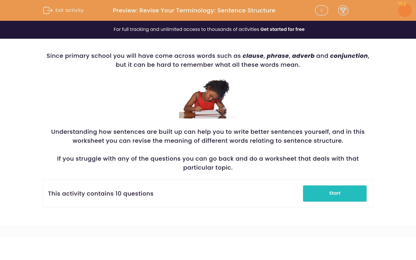 Revise Sentence Structure Worksheet EdPlace