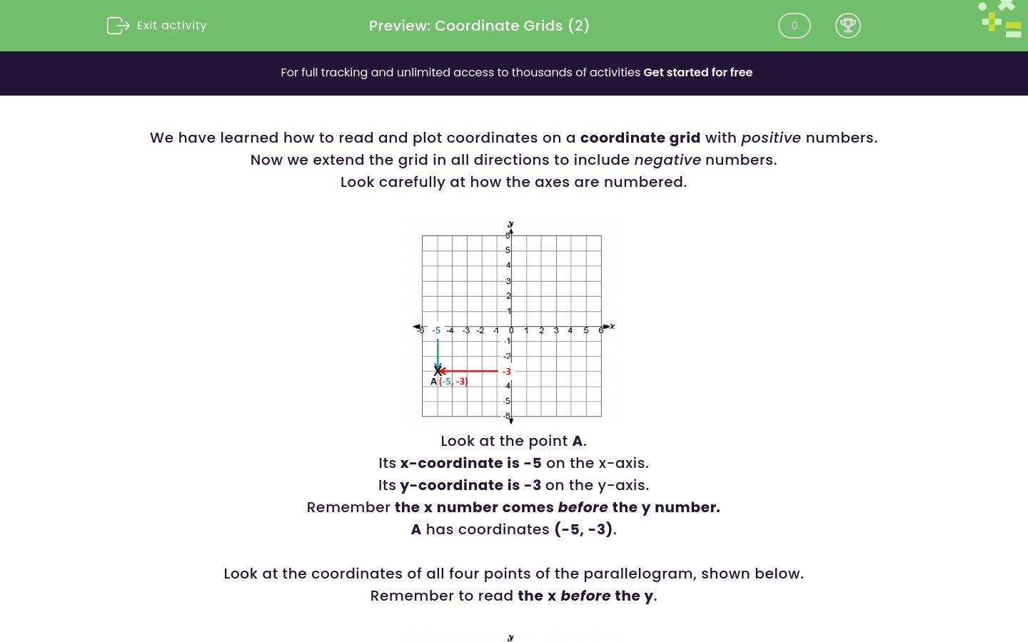 graphing on a coordinate plane worksheet pdf
