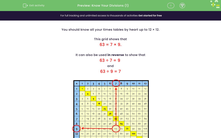 'Use a Multiplication Grid to Divide' worksheet