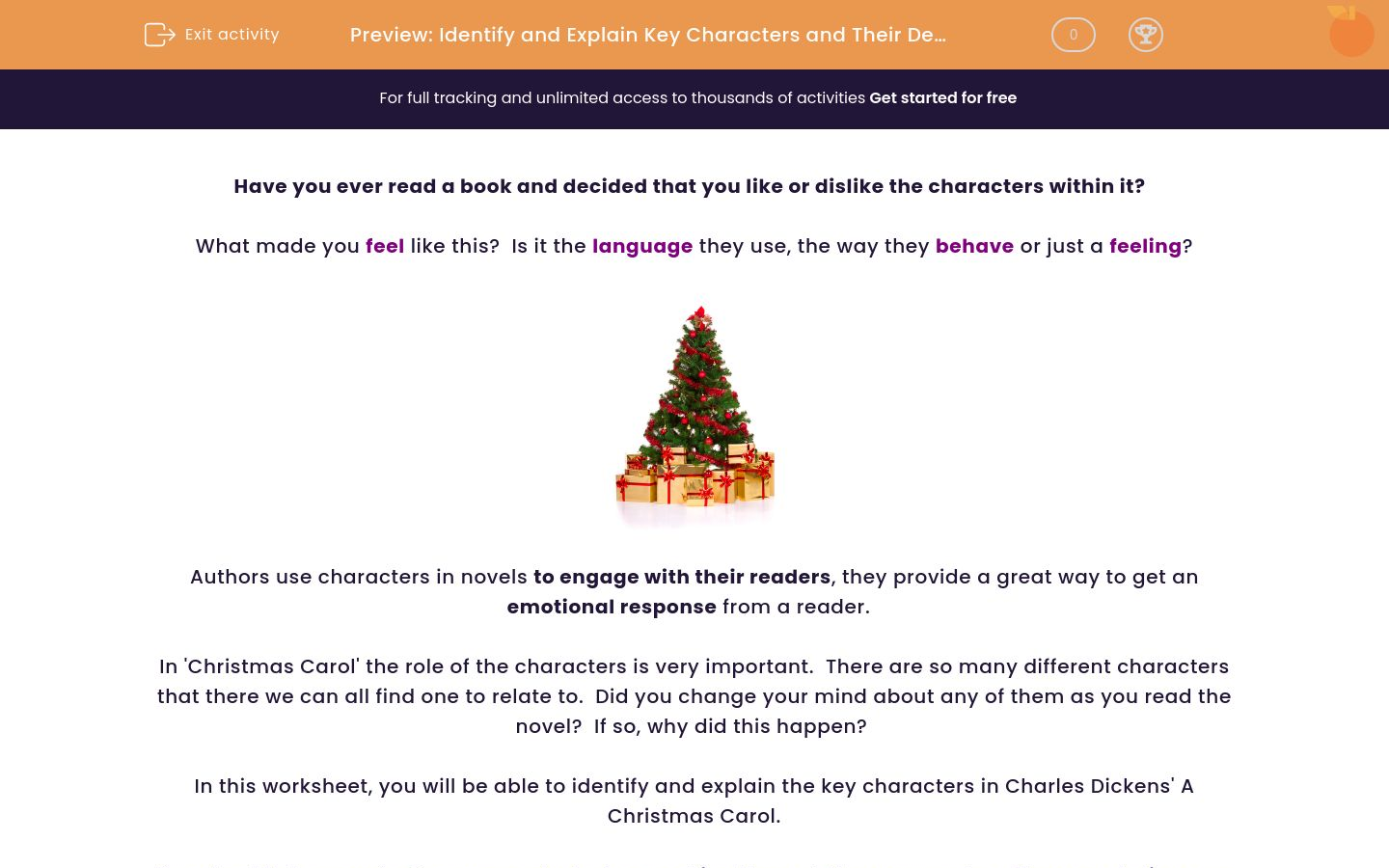 Identify and Explain Key Characters and Their Development in 'A ...