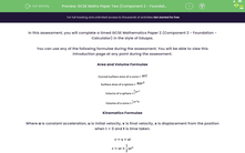 'GCSE Maths Paper Two (Component 2 - Foundation - Calculator) Practice Paper in the Style of Eduqas' worksheet