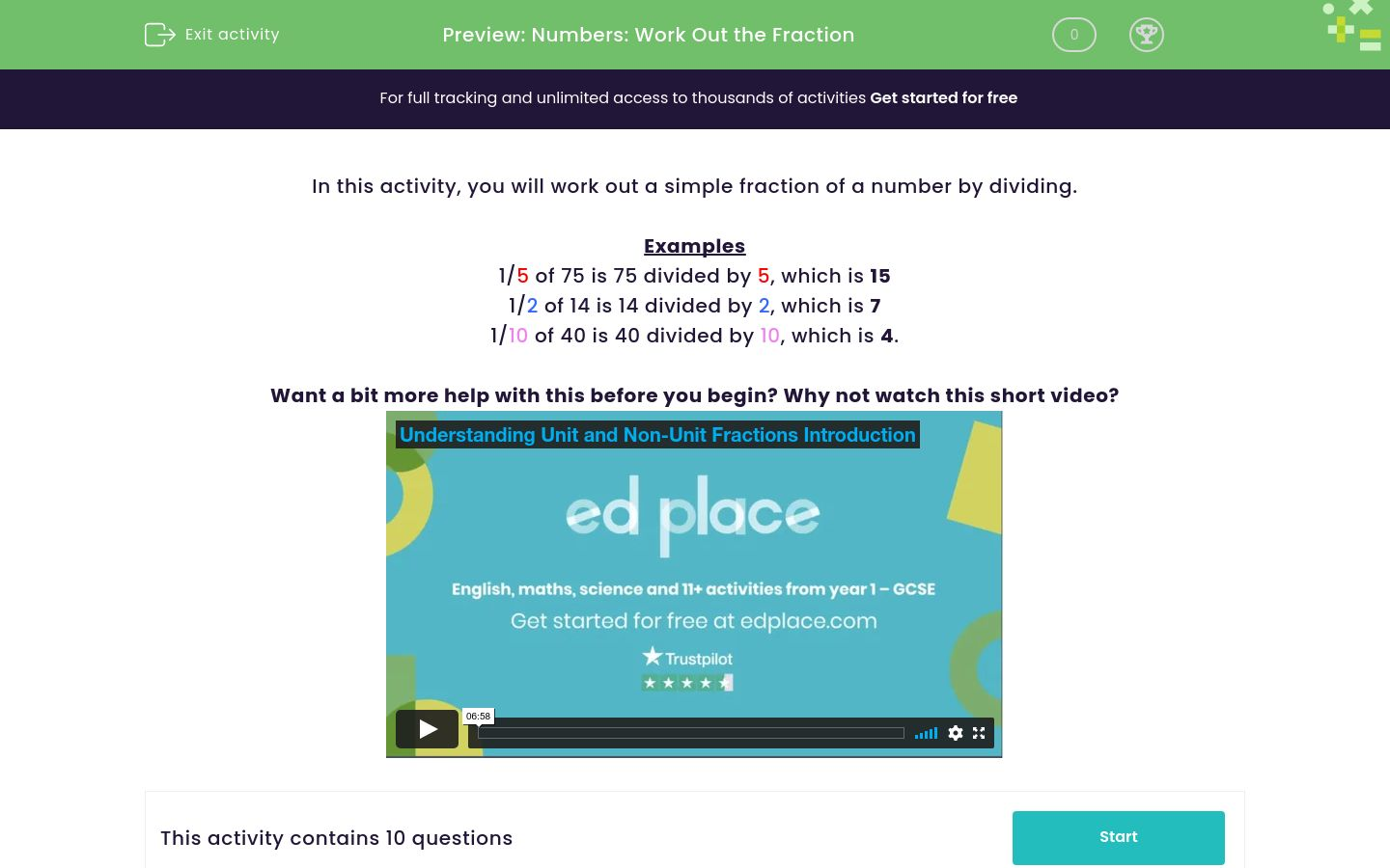 find-fractions-of-numbers-worksheet-edplace