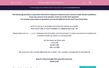 'Maths Codes Practice 3' worksheet