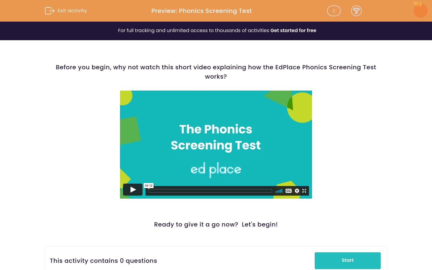 Phonics Screening Test Worksheet EdPlace