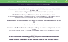 'GCSE Maths Paper Three (Higher) Practice Paper in the Style of AQA - Calculator' worksheet