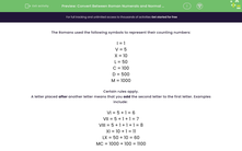 'Convert Between Roman Numerals and Normal Numbers' worksheet
