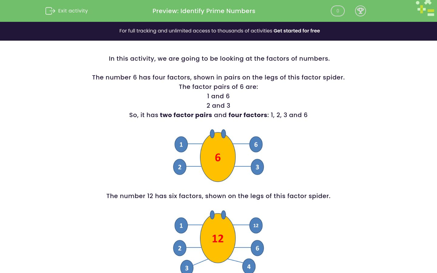 Identify Prime Numbers Worksheet - EdPlace