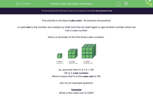 'Find Cube Roots of Numbers' worksheet