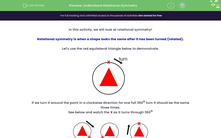 'Understand Rotational Symmetry' worksheet