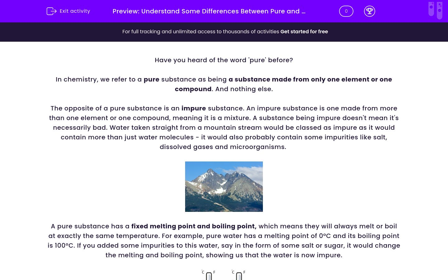 Understand Some Differences Between Pure and Impure Substances ...