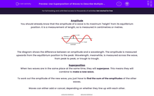 'Use Superposition of Waves to Describe Multiple Waves Interacting' worksheet