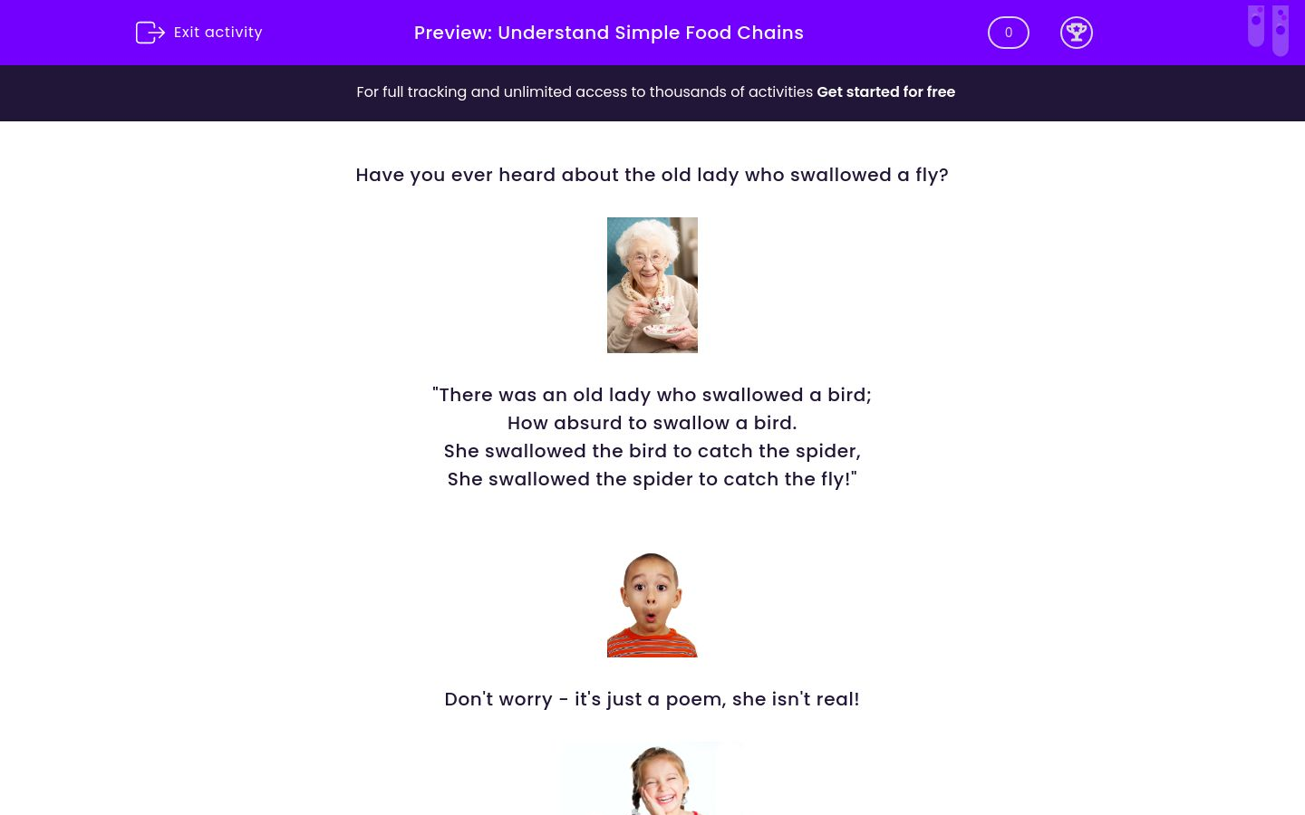 Understand Simple Food Chains Worksheet Biology Diagrams