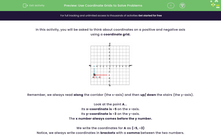 'Use Coordinate Grids to Solve Problems ' worksheet